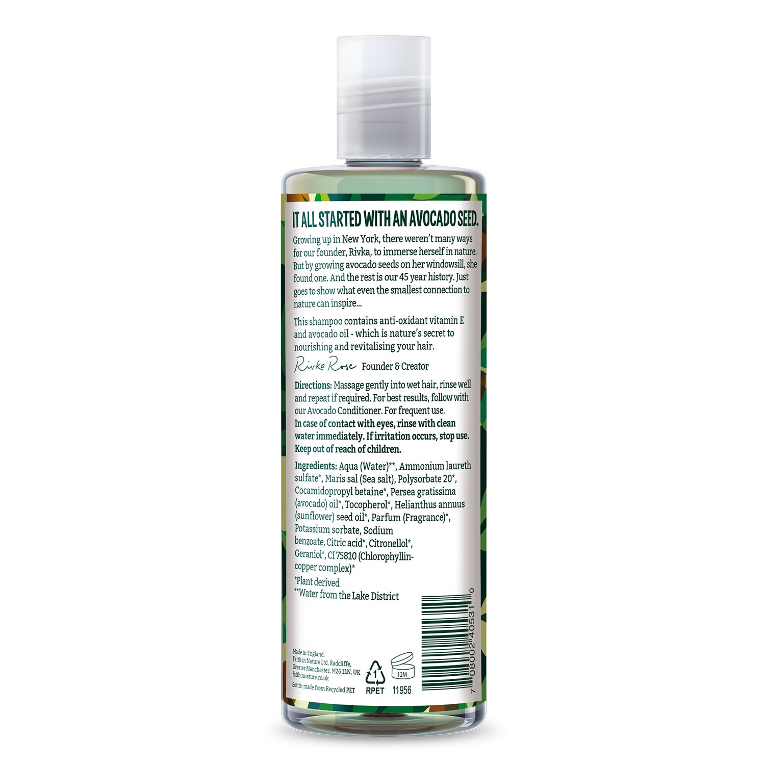 Faith in Nature Shampoo 400ml - Avocado