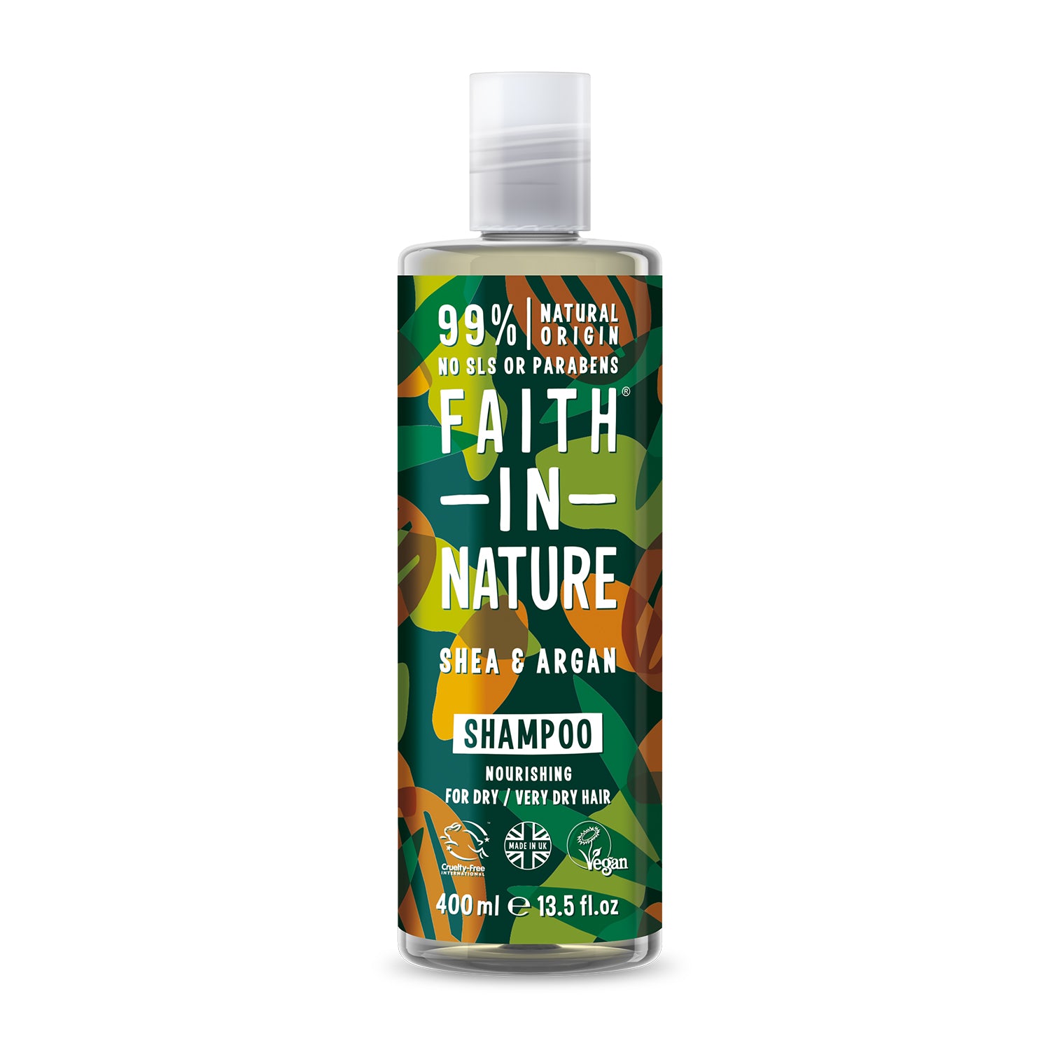 Faith in Nature Shampoo 400ml - Shea & Argan