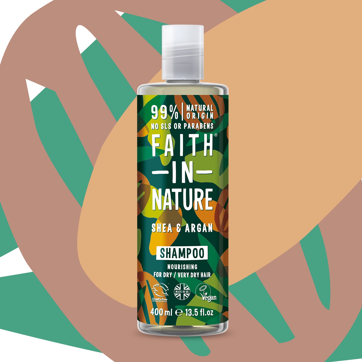 Faith in Nature Shampoo 400ml - Shea & Argan