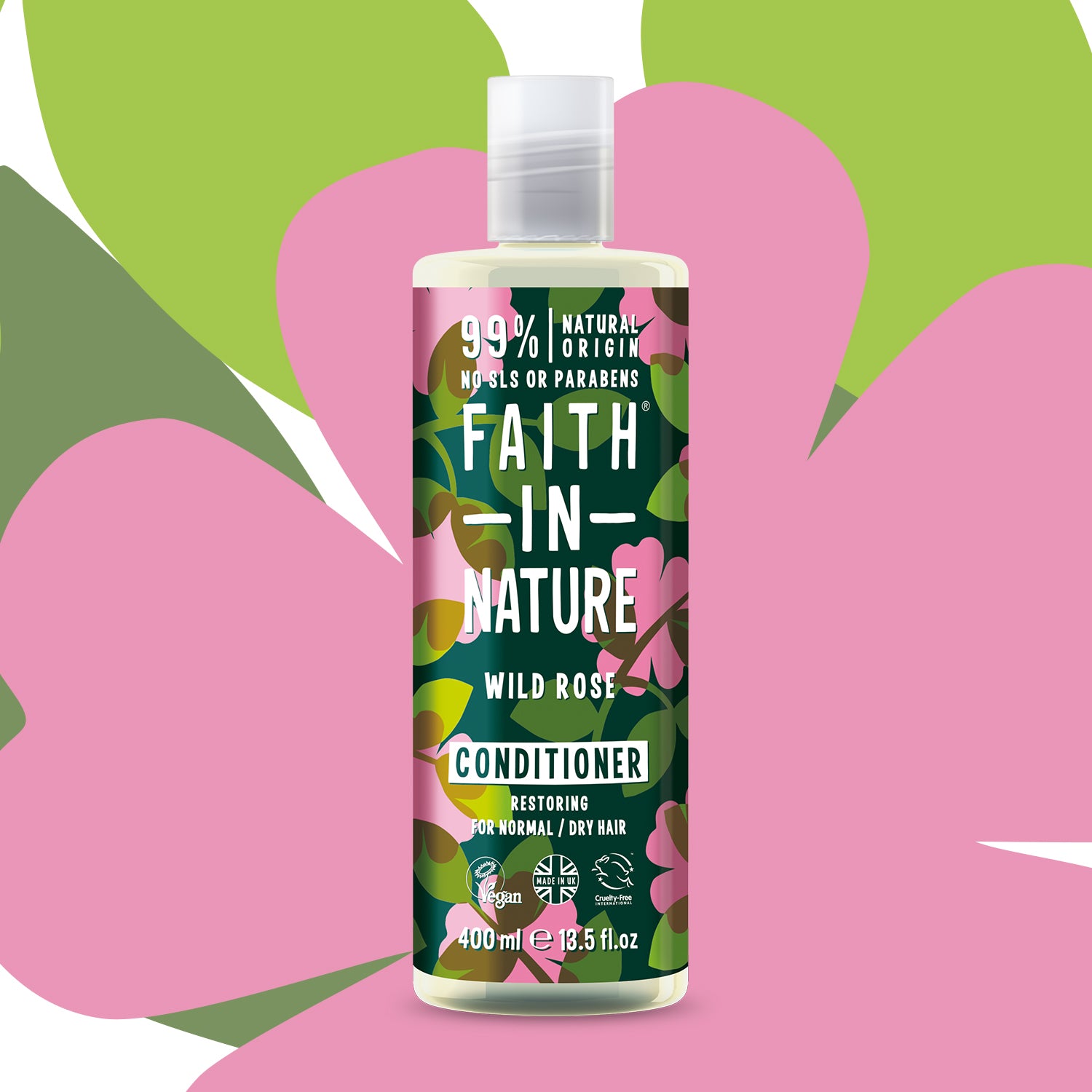 Faith in Nature Conditioner 400ml - Wild Rose