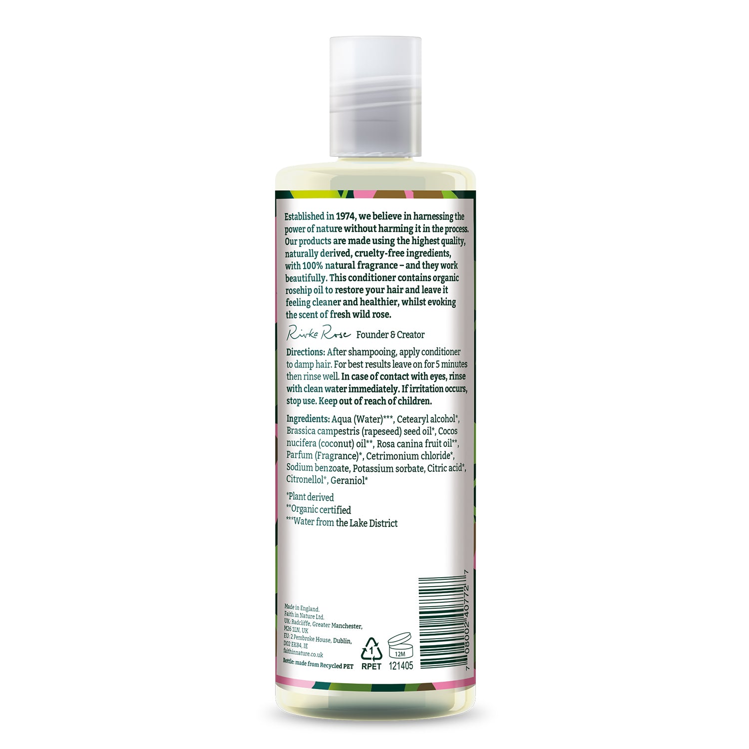 Faith in Nature Conditioner 400ml - Wild Rose