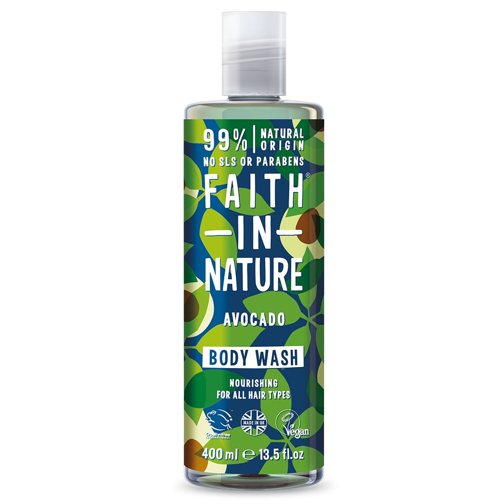 Faith in Nature Body Wash 400ml - Avocado