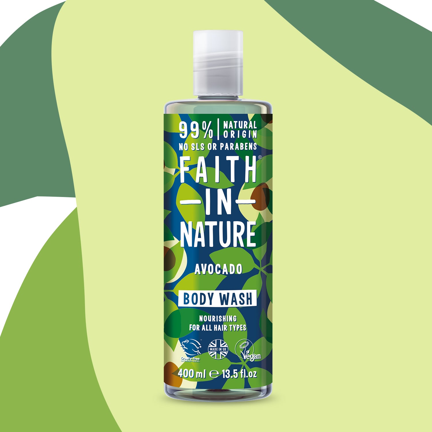 Faith in Nature Body Wash 400ml - Avocado