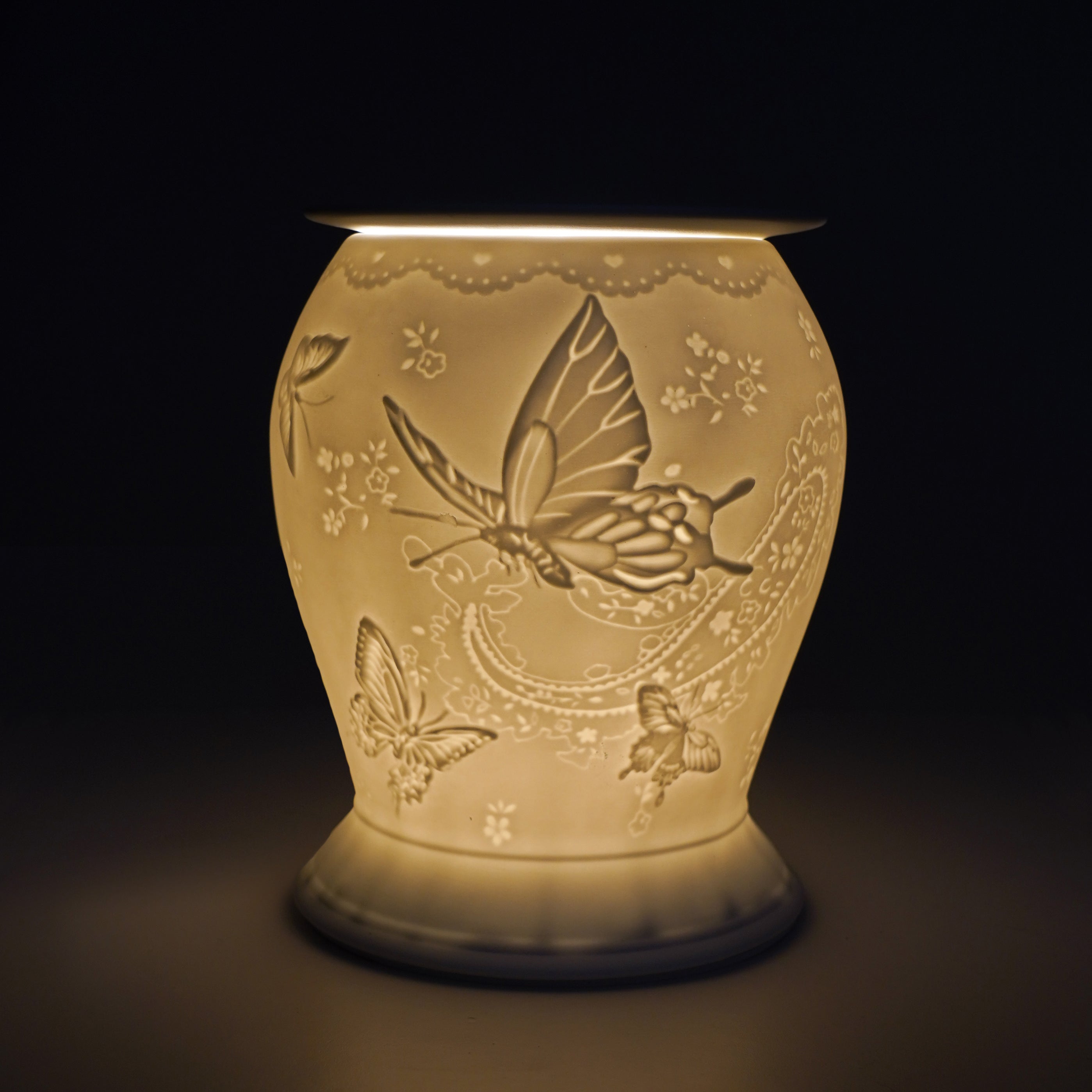 Cello Porcelain Electric Wax Burner - Silk Wings