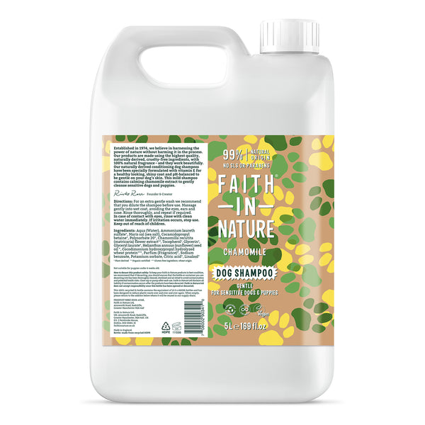 Faith in Nature - Chamomile Dog Shampoo 5Ltr