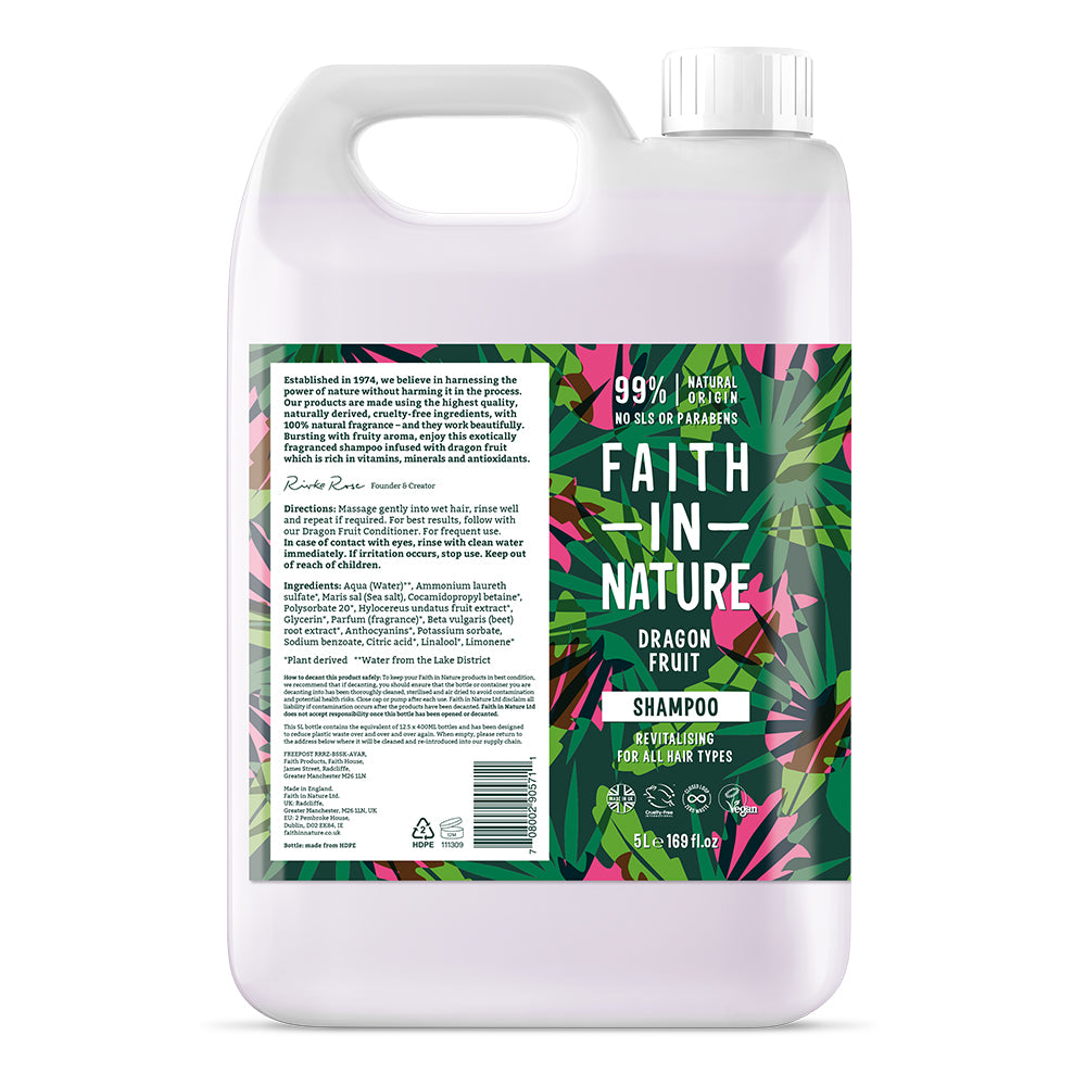 Faith in Nature - Dragon Fruit Shampoo 5ltr