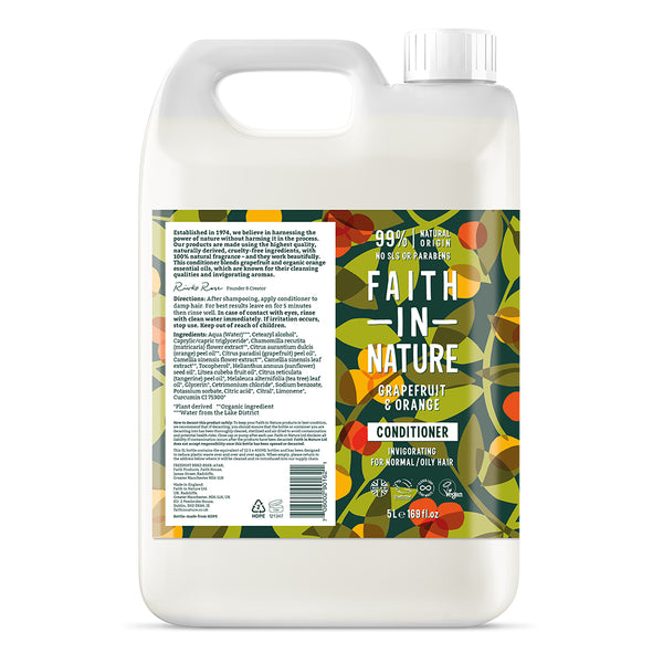 Faith in Nature - Grapefruit & Orange Conditioner 5ltr