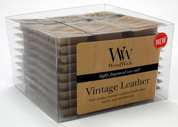 WoodWick Wax Melt - Vintage Leather