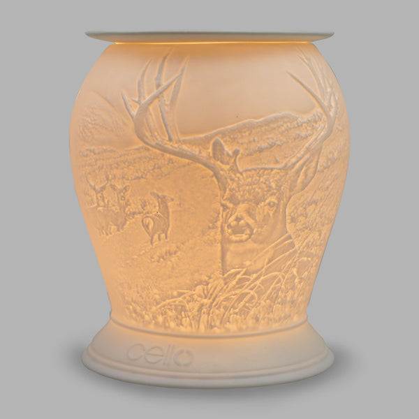 Cello Barrel Electric Wax Burner - Highland Stag