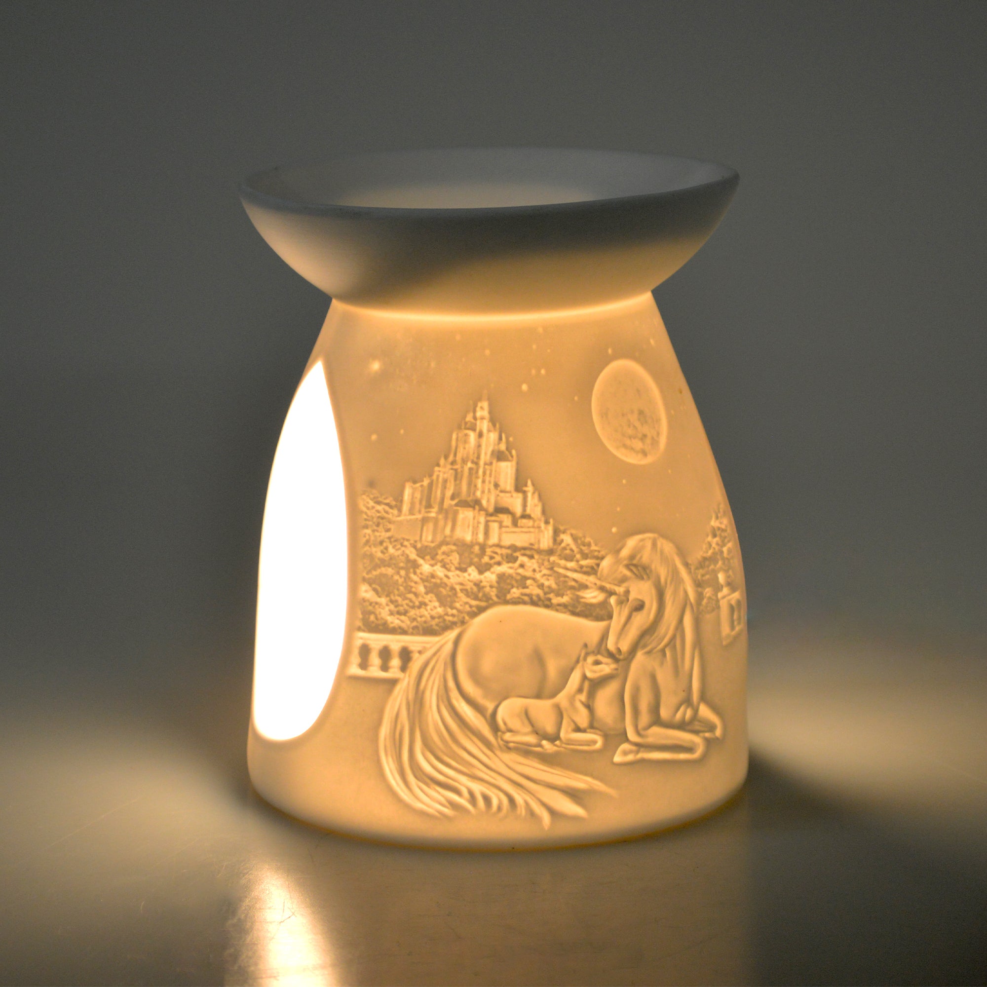 Cello - Porcelain Tealight Wax Melt Burner - Unicorn