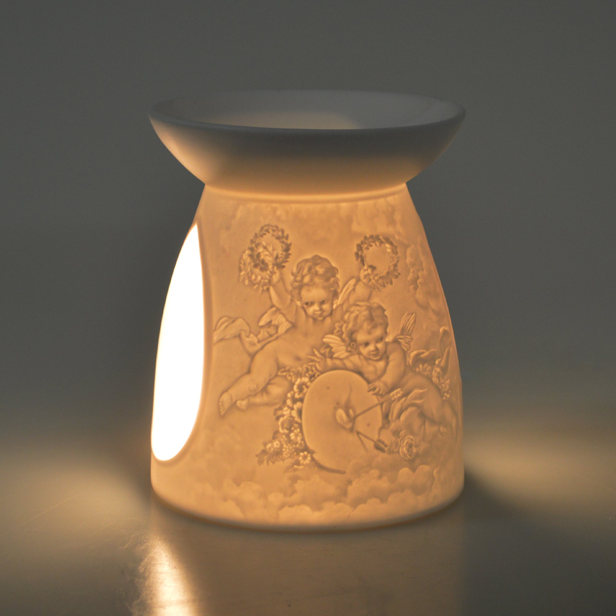 Cello - Porcelain Tealight Wax Melt Burner - Cherub
