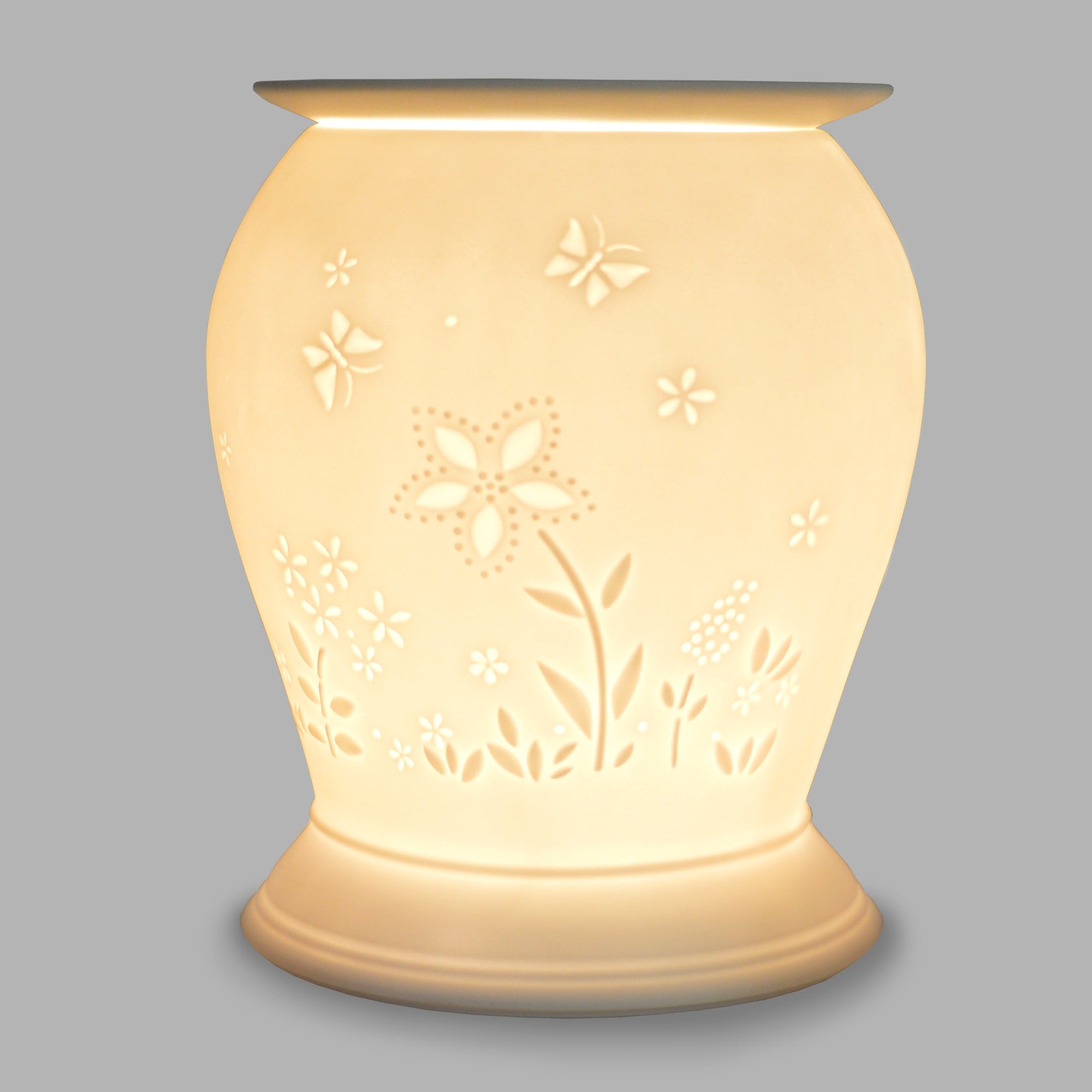 Cello Barrel Electric Wax Burner - Flower