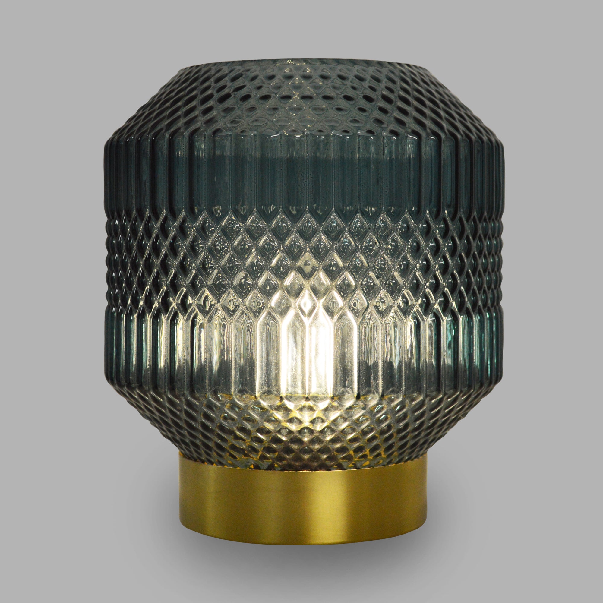 Cello Lamps - Oriental Lantern Medium Lake Blue