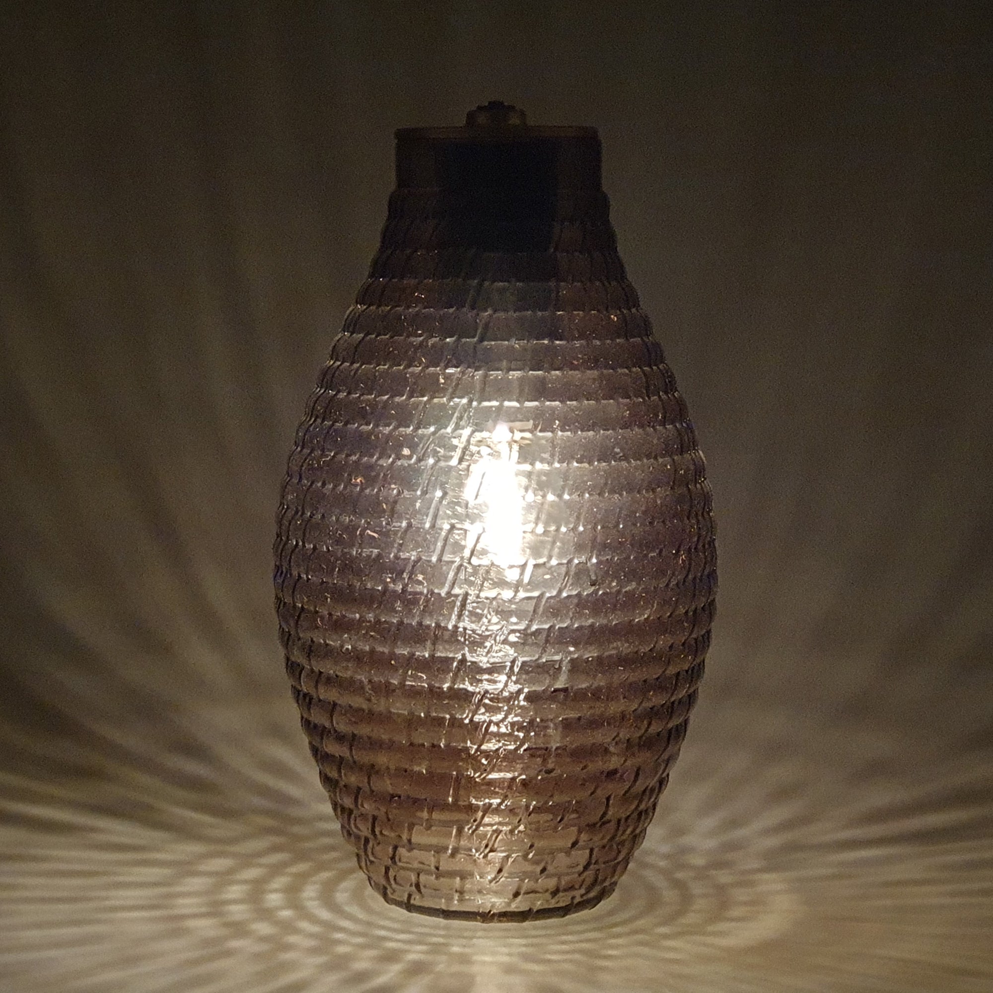 Cello - Diamond Barrel Vase Brown