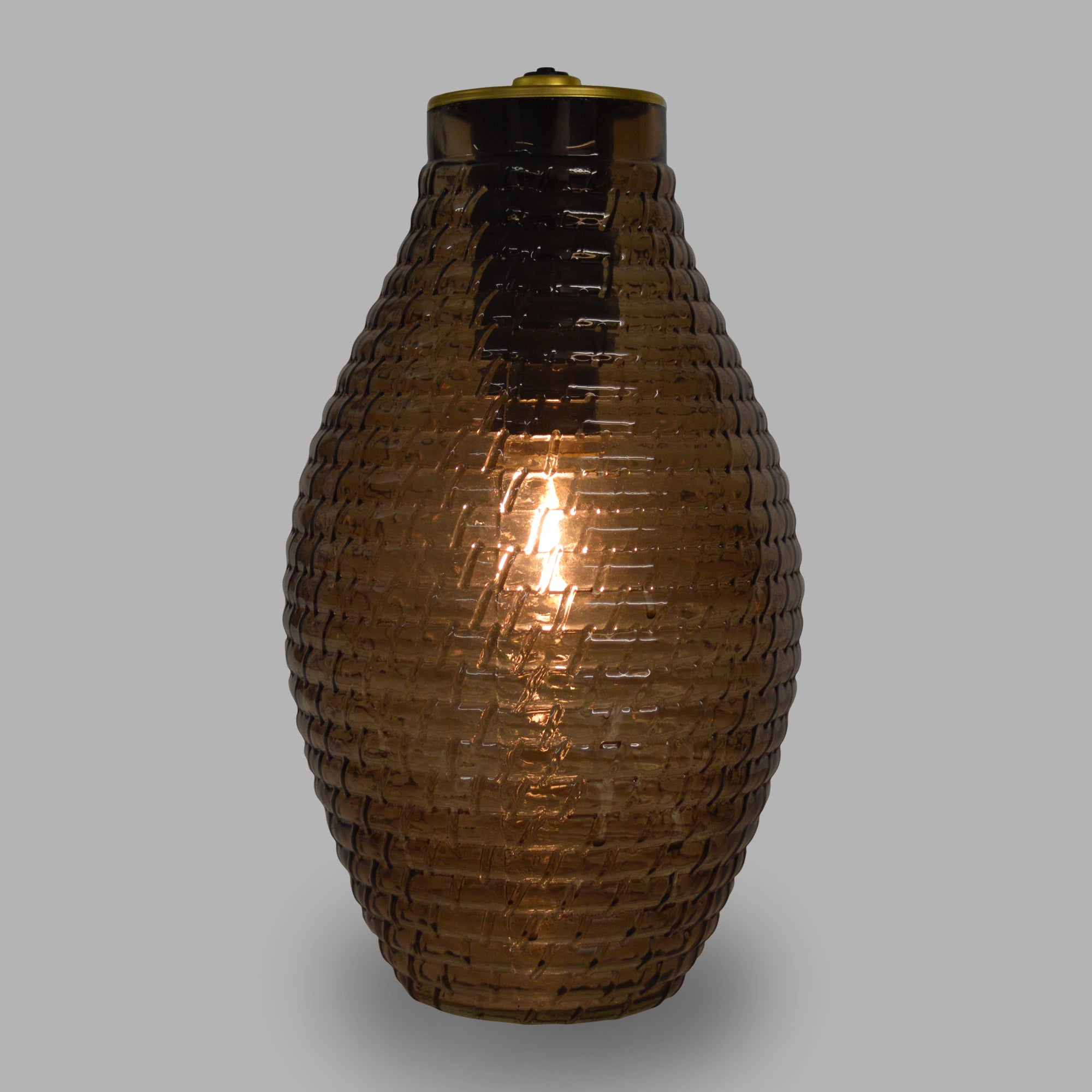 Cello - Diamond Barrel Vase Brown
