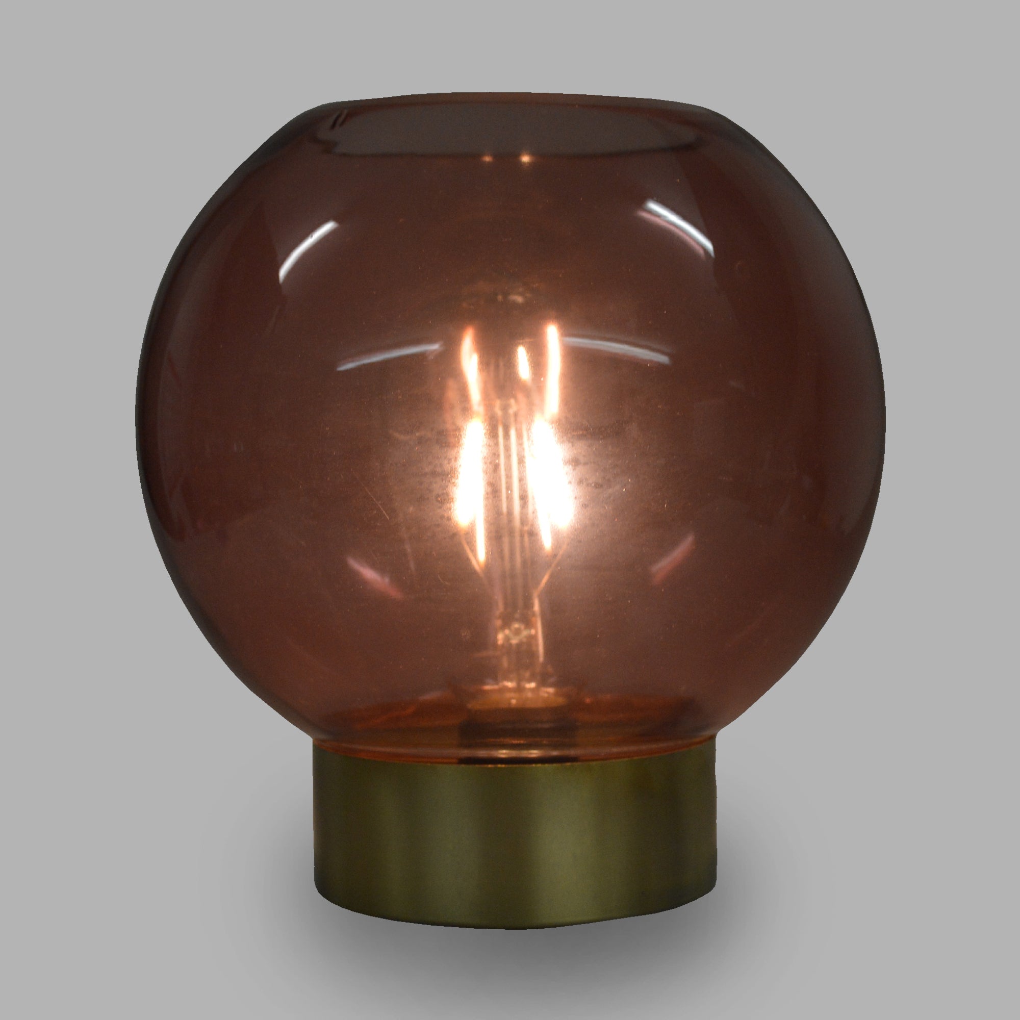Cello Lamps - Globe Medium Light Red