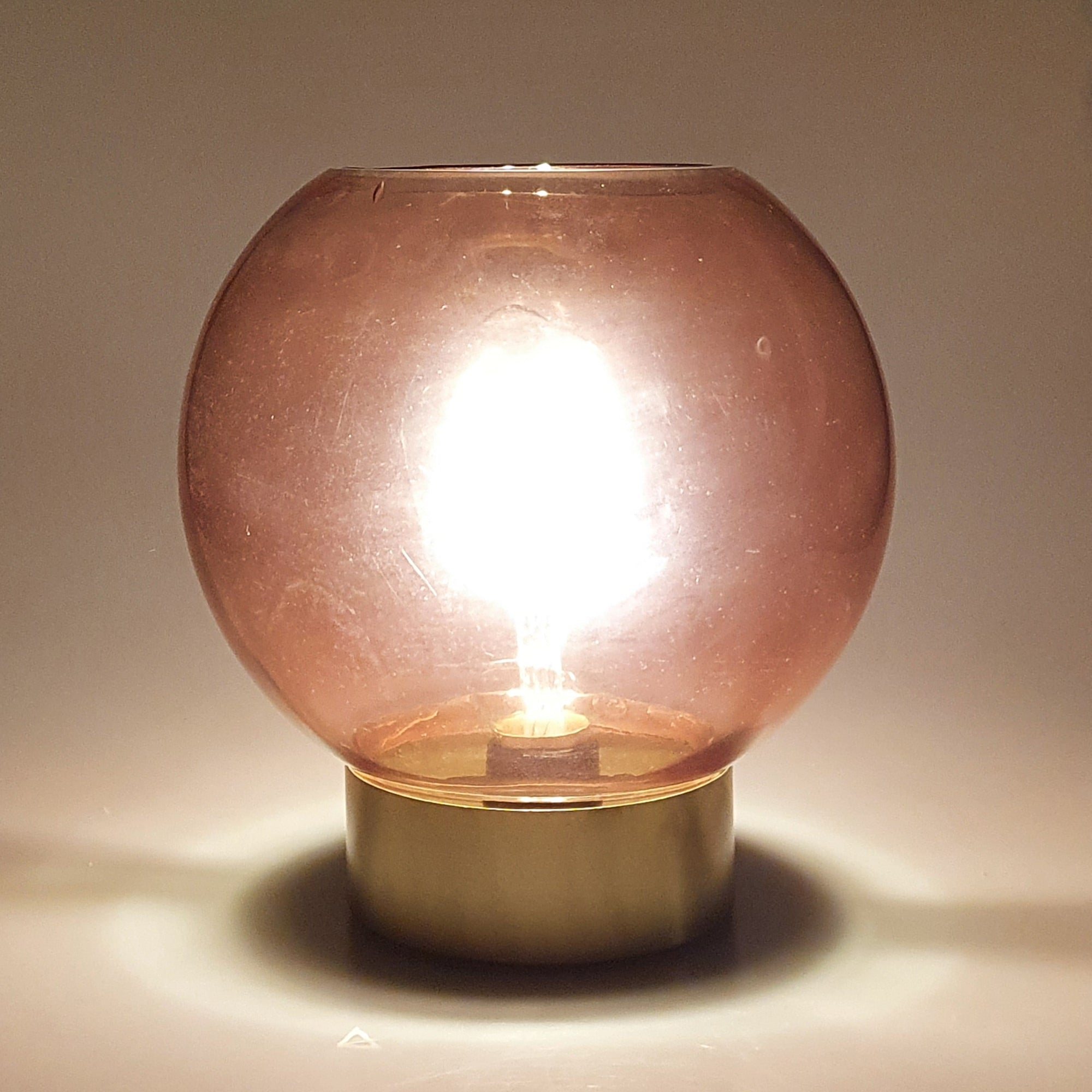 Cello Lamps - Globe Medium Light Red