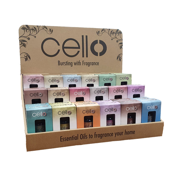 Cello Fragrance Oil Pack - 36pcs (18 Different Fragrances)