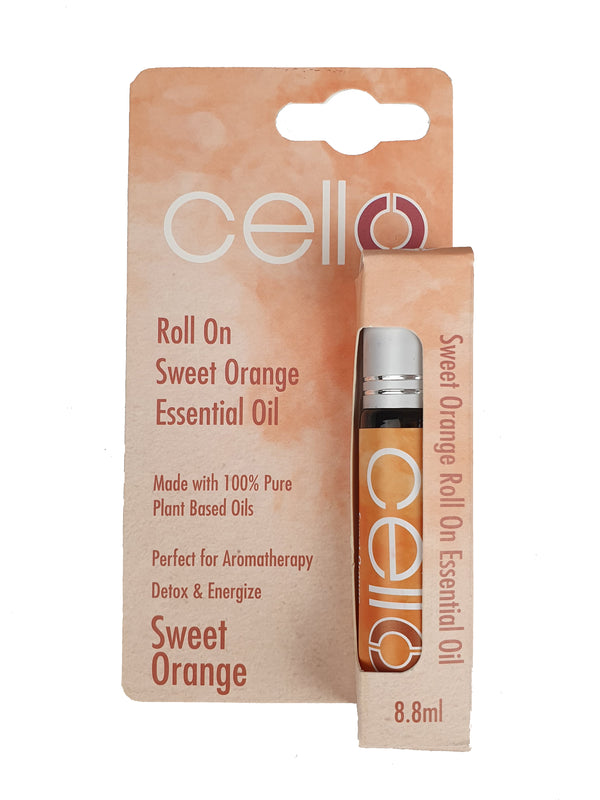 Cello - Sweet Orange Roll On Natural Essential Oil 8.8ml