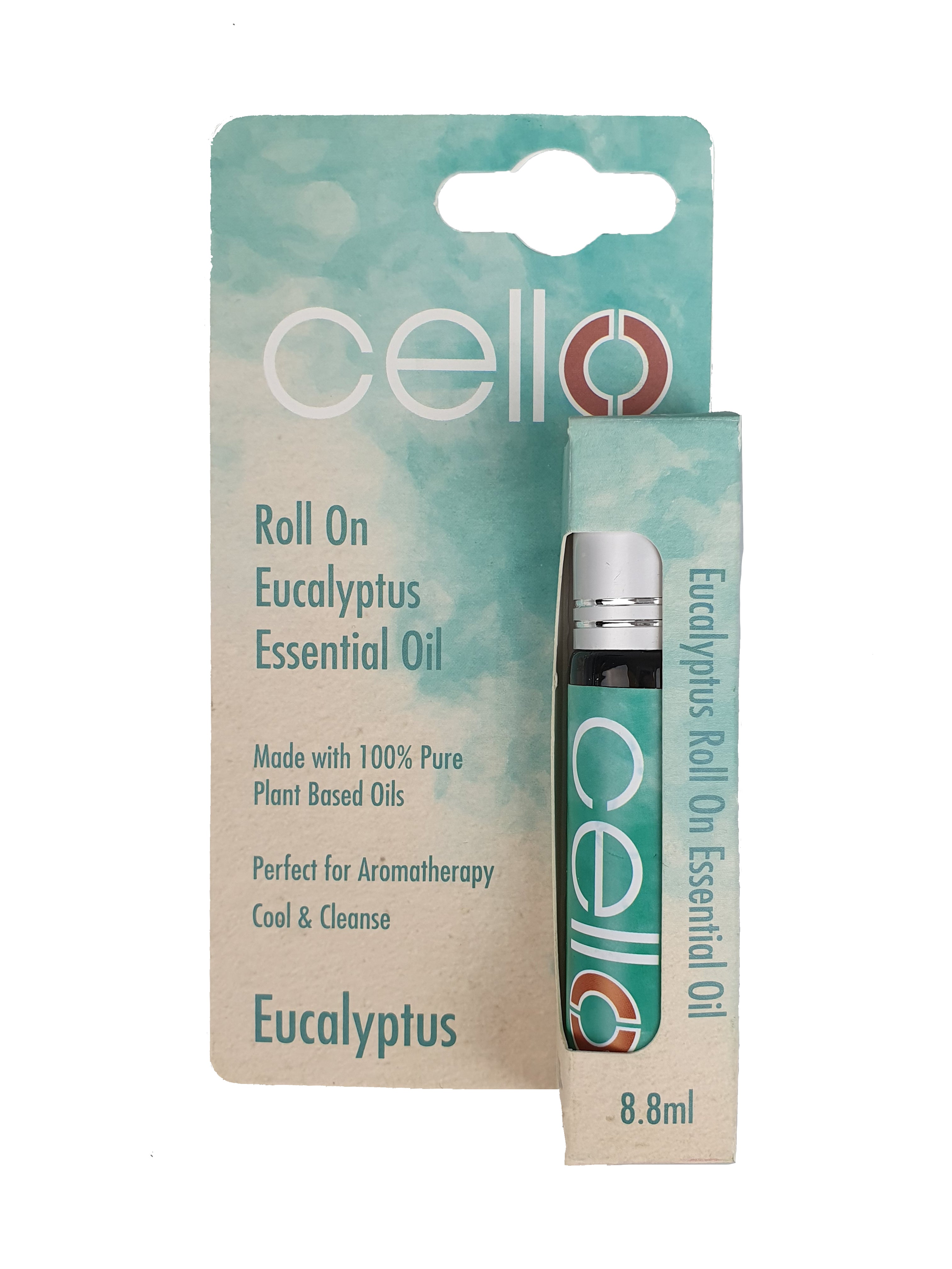 Cello - Eucalyptus Roll On Natural Essential Oil 8.8ml