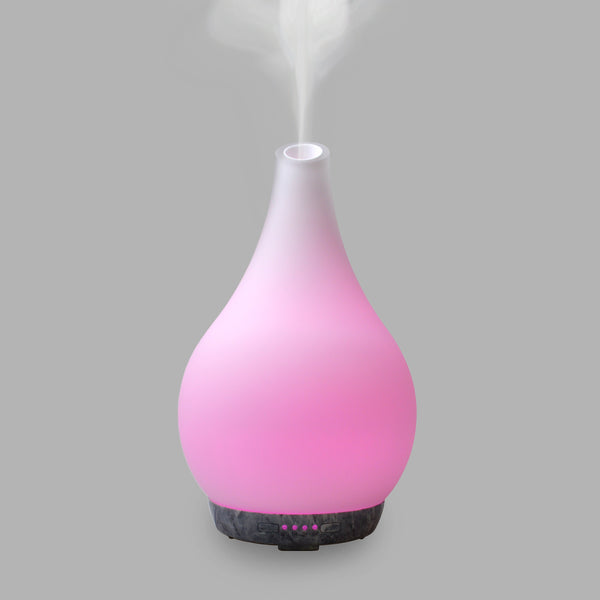 This Large Frosted Ultrasonic Diffuser has a gorgeous, frosted look. A beautiful simple design for any home. 