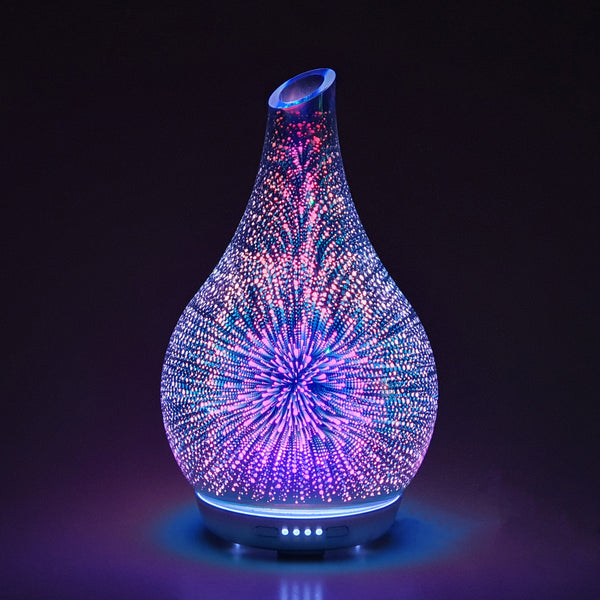 Add a bit of magic into your home with your own 3D ultrasonic diffuser, bursting with colour and fragrance from an your favourite essential oil. Take some time and relax with some aromatherapy.