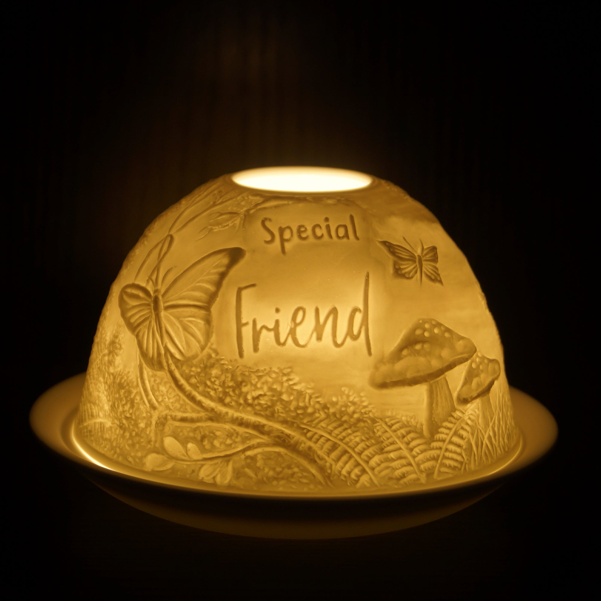 Cello - Tealight Dome - Special Friend Woodland