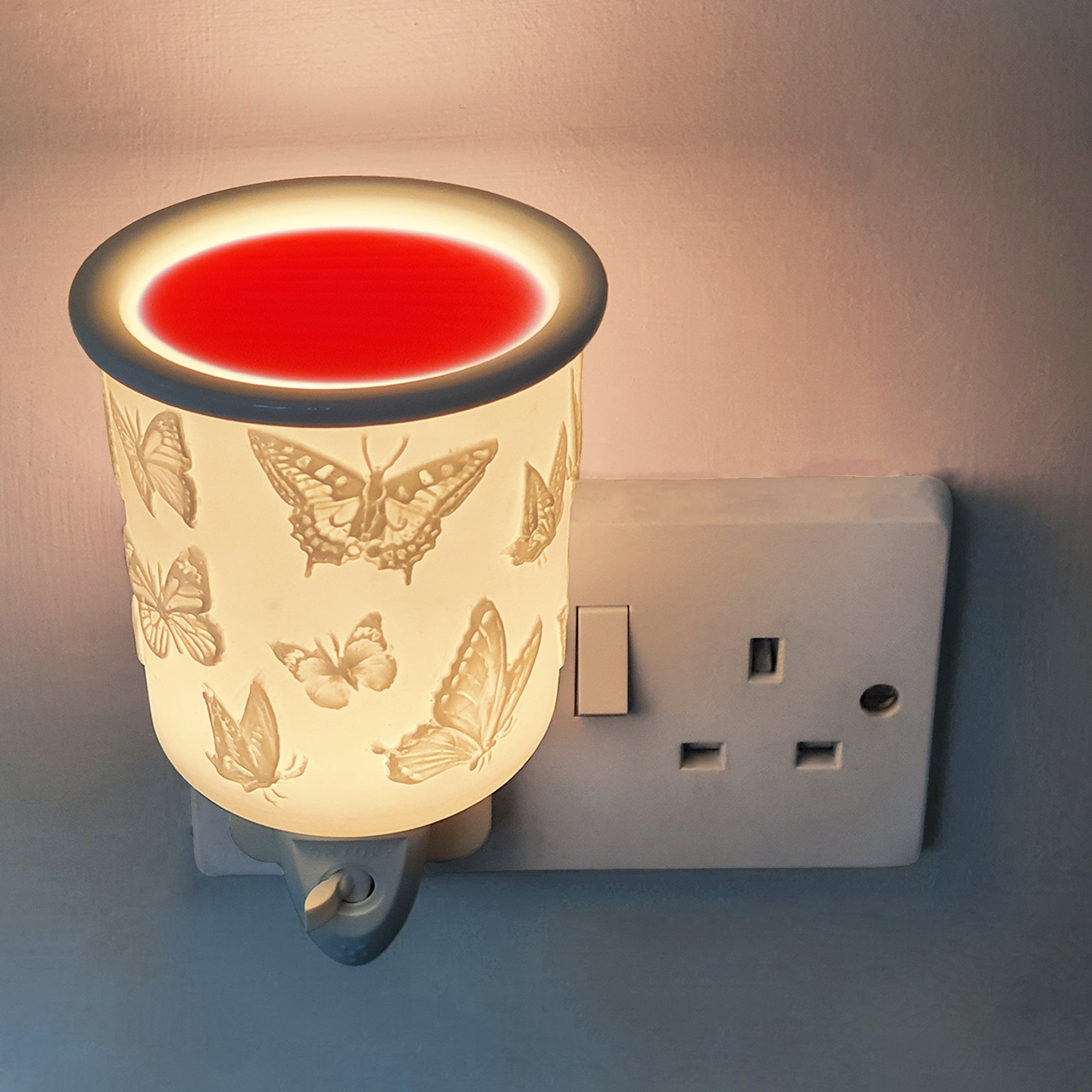 Cello - Porcelain Plug In Electric Warmer - Butterfly