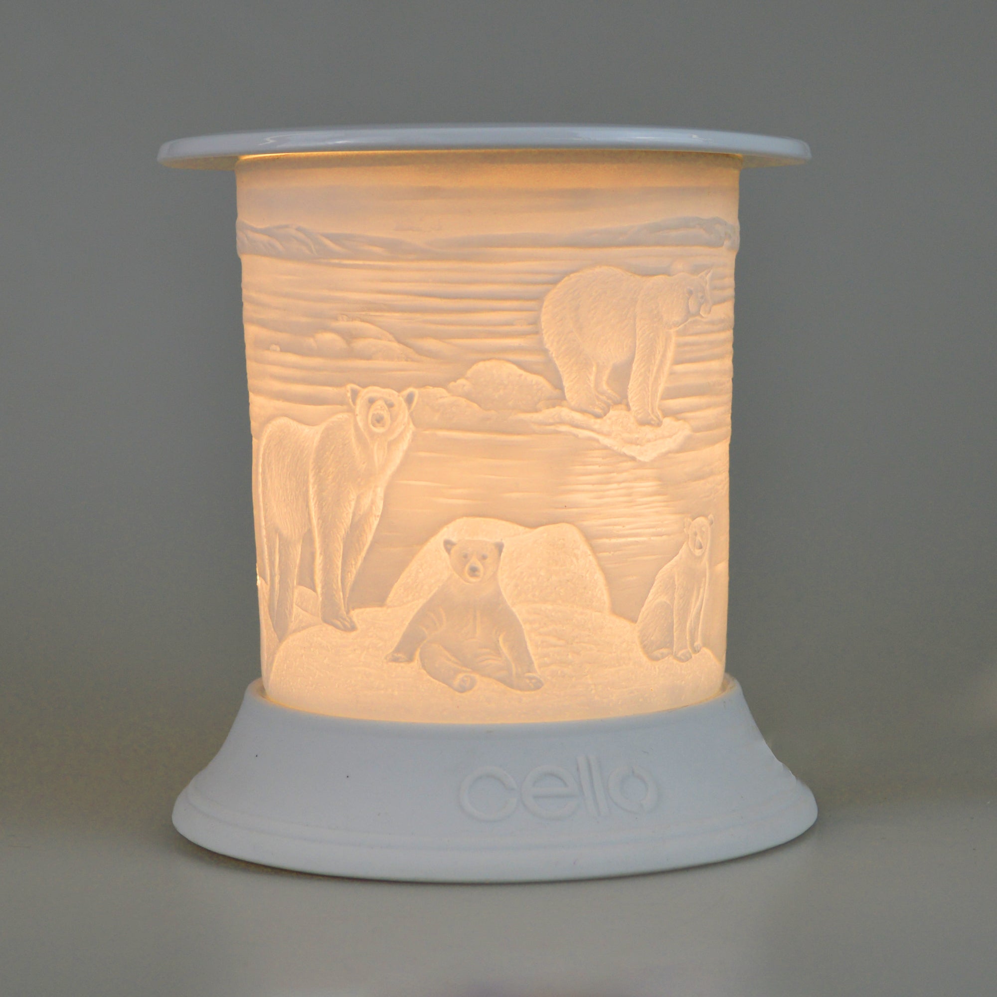 Cello - Polar Bear Straight Porcelain Electric Wax Burner