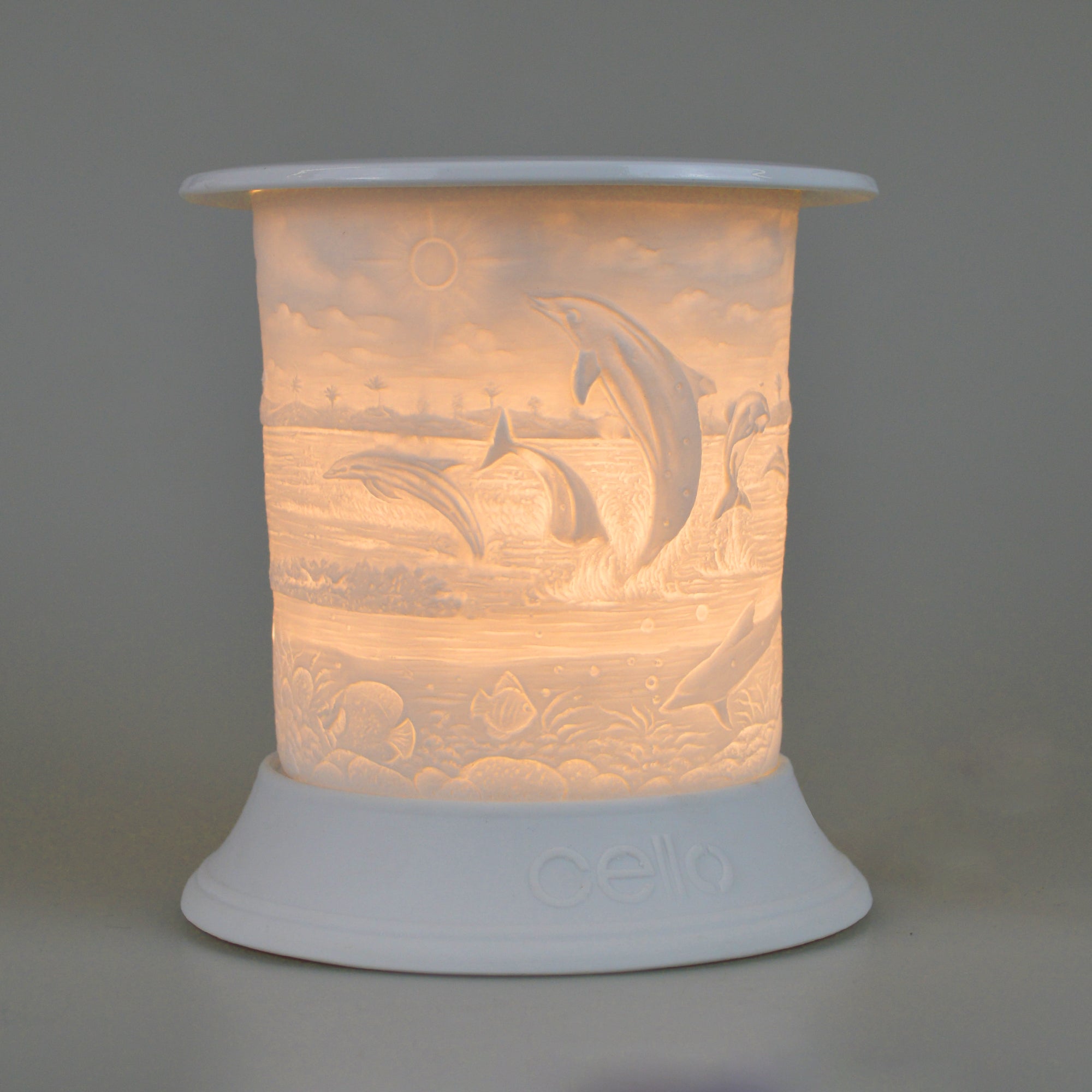 Cello - Straight Porcelain Electric Wax Burner - Dolphin
