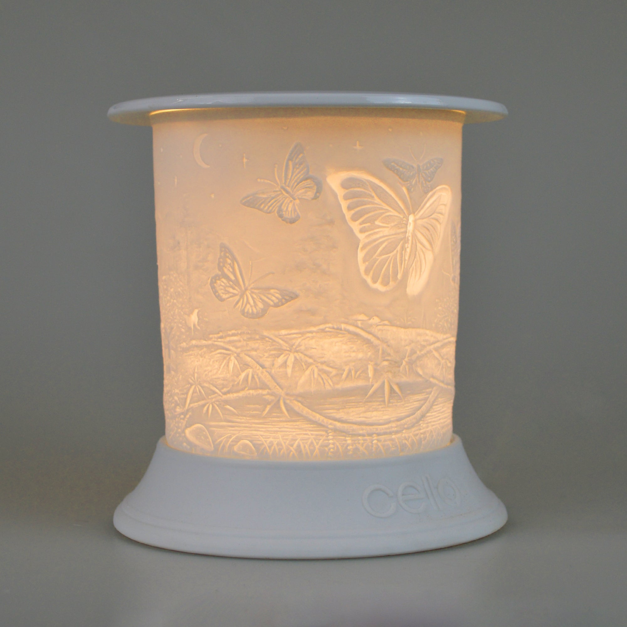 Cello - Butterfly Straight Porcelain Electric Wax Burner