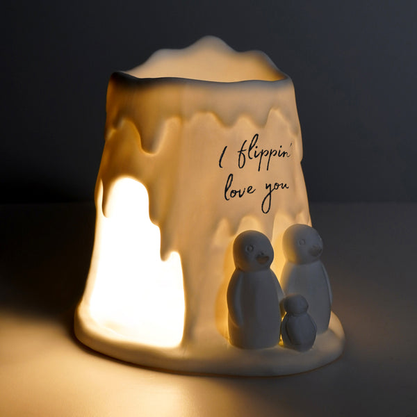 Cello - Porcelain Tealight Dome - I Flippin Love You