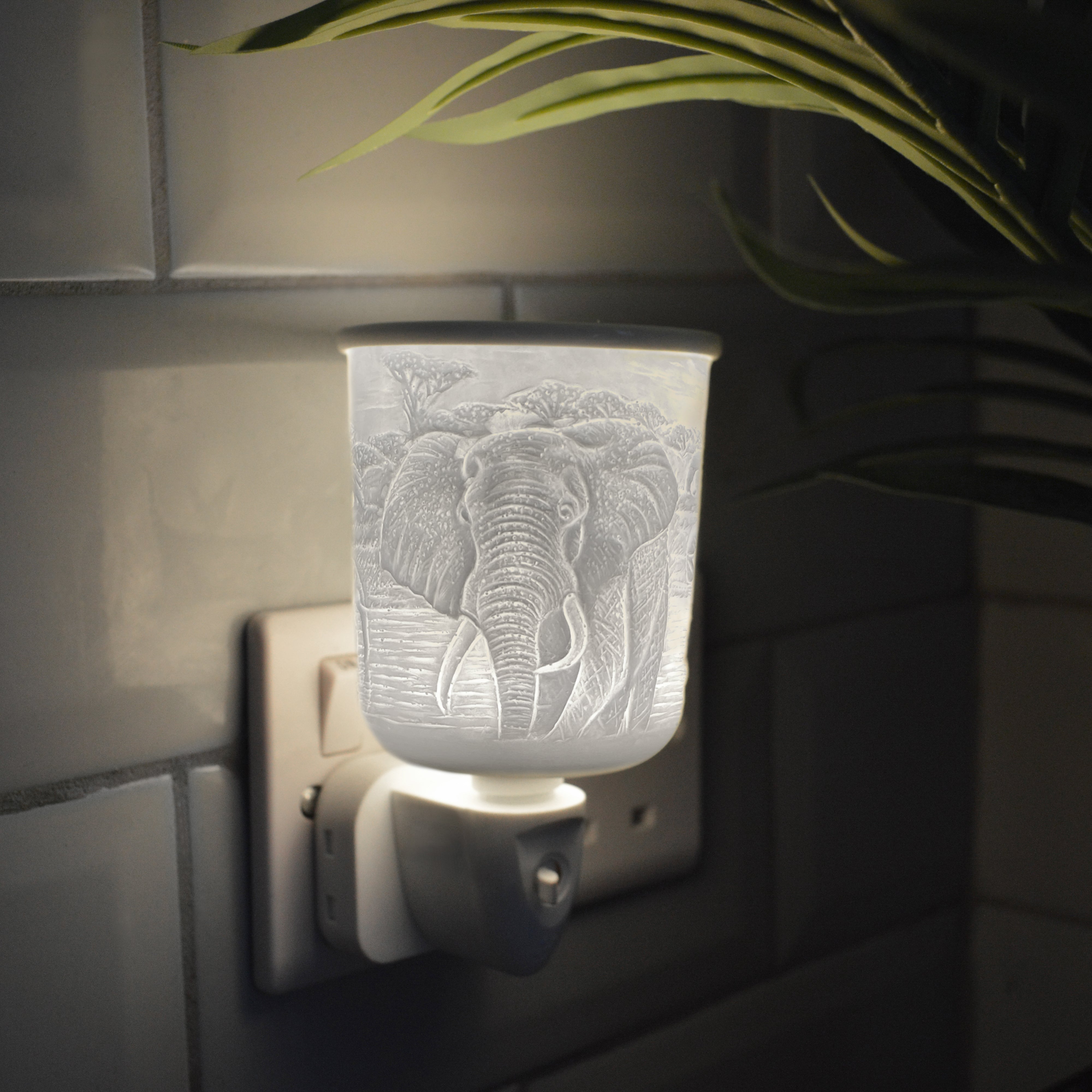 Cello - Porcelain Plug In Electric Melt Burner - Elephant