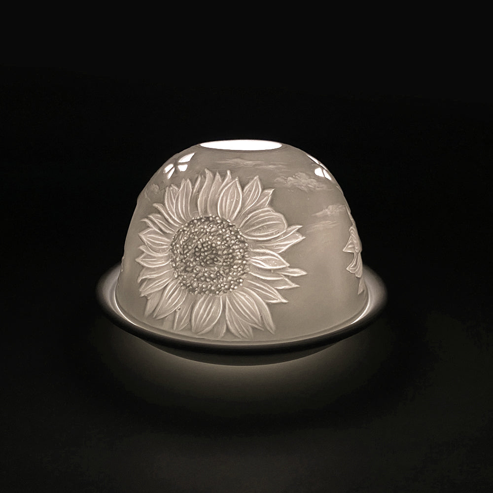 Cello - Tealight Dome - Sunflower Butterfly