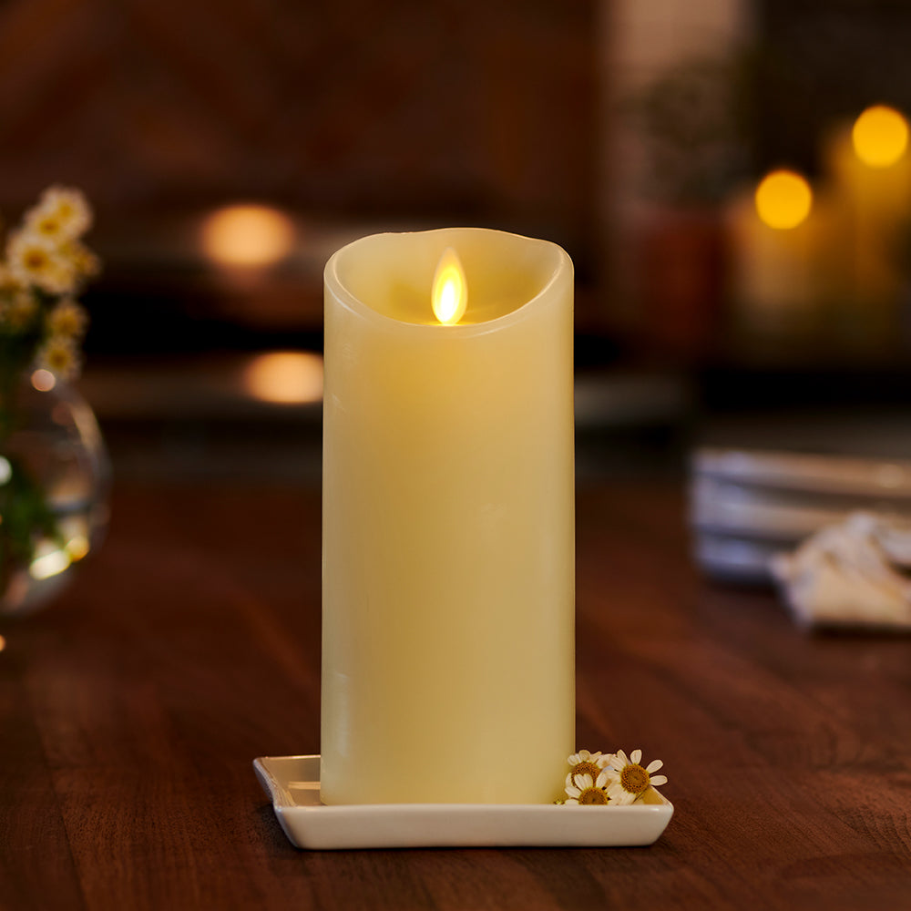 Luminara Ivory Pillar - Indoor 3.0" x 6.5"