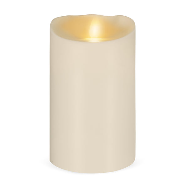 Luminara Ivory Pillar - Outdoor 3.75" x 7.25"