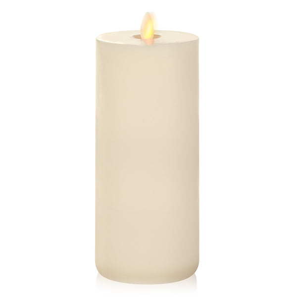 LightLi - 8 X 20cm LED Candle Vanilla Honey Scent 