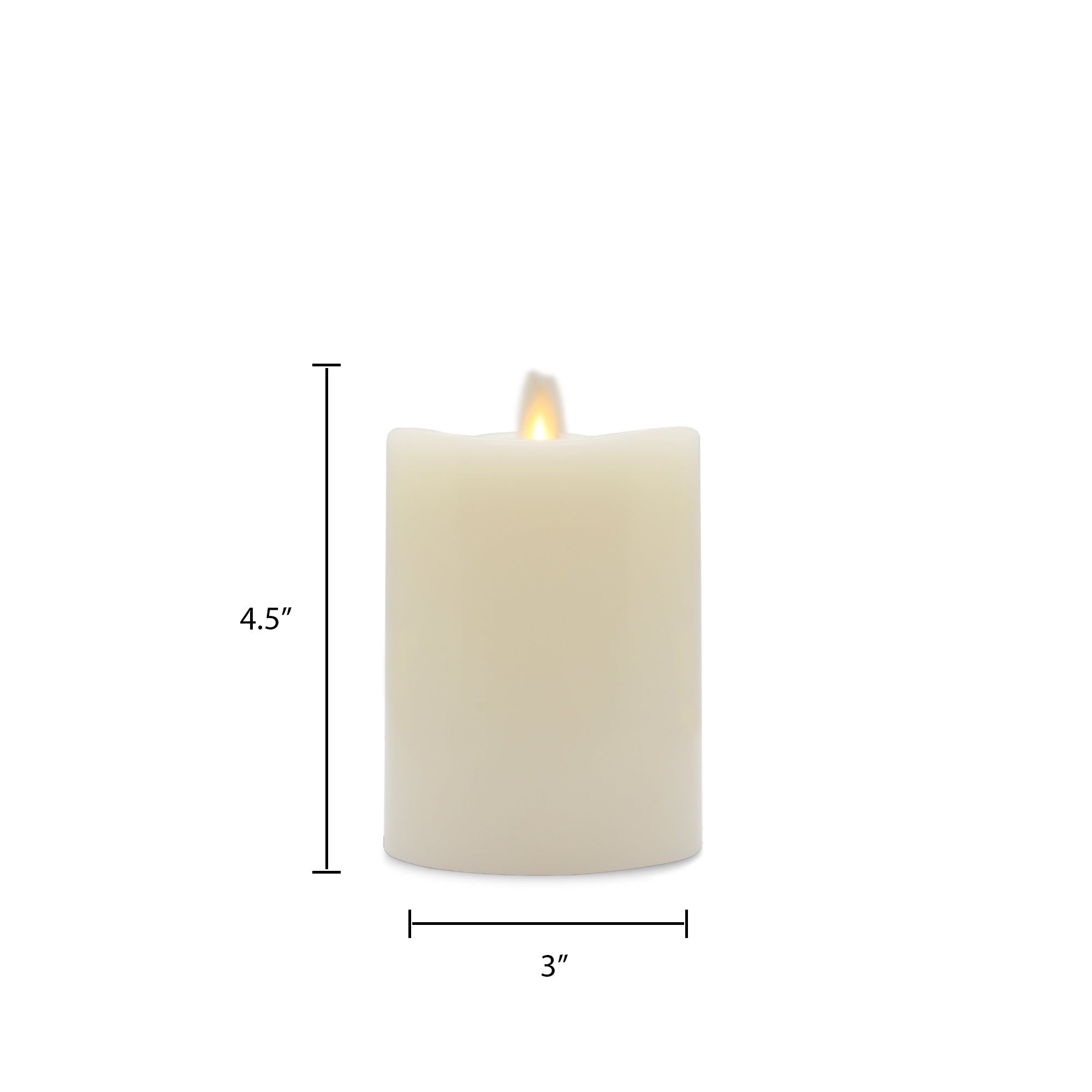 Matchless Indoor LED Candle - 7.6 x 11.4cm