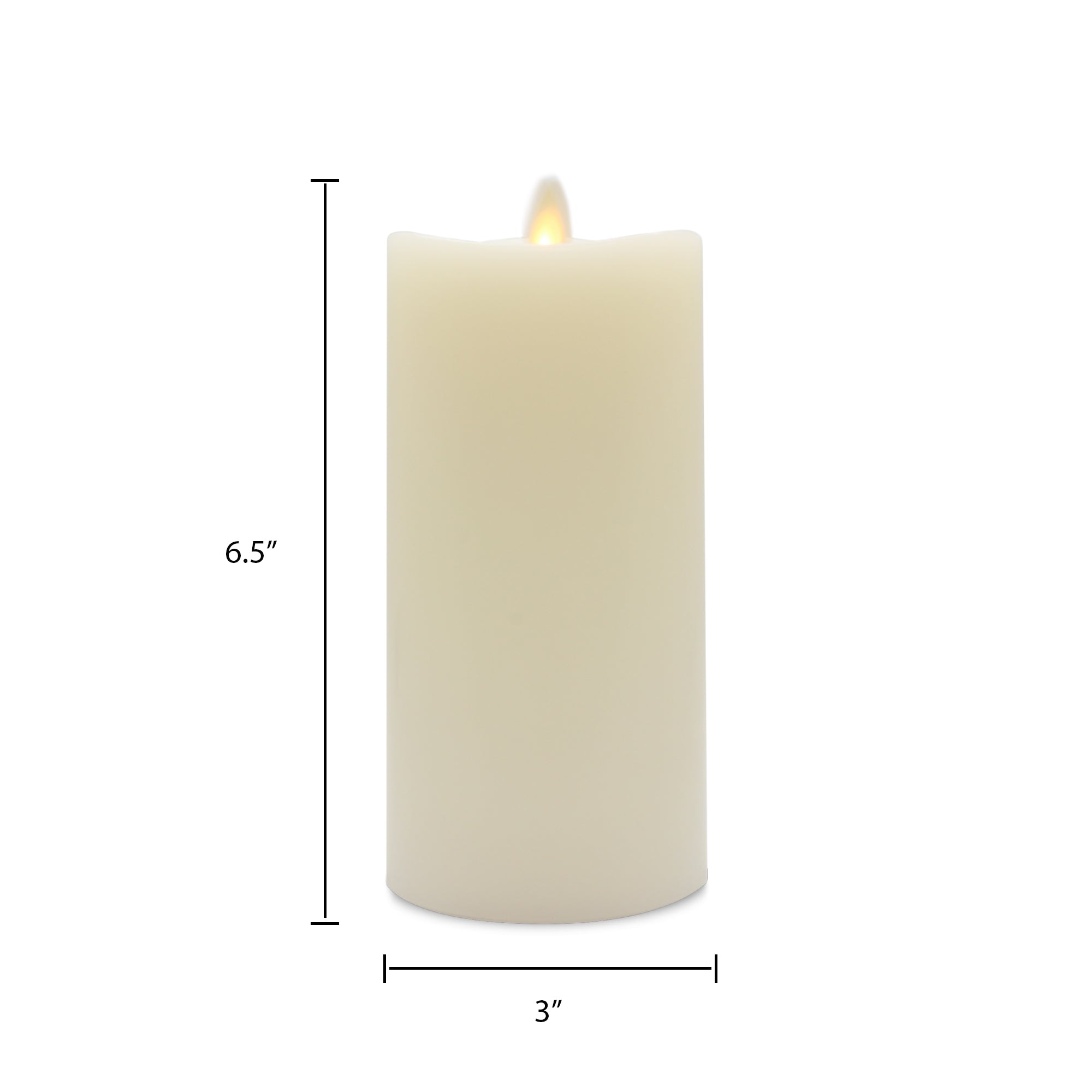 Matchless Indoor LED Candle - 7.6 x 16.5cm