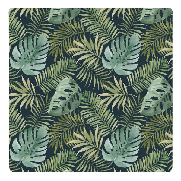 Splosh Botanical Ceramic Coaster - Monstera (Black)