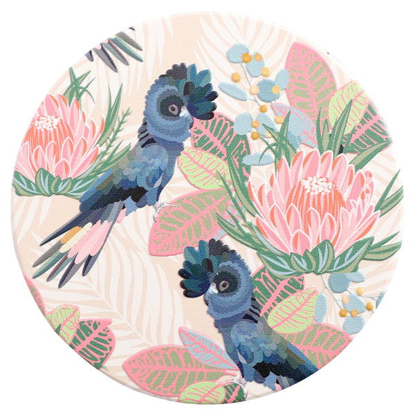 Splosh - Botanica Beige Birds Ceramic Coaster