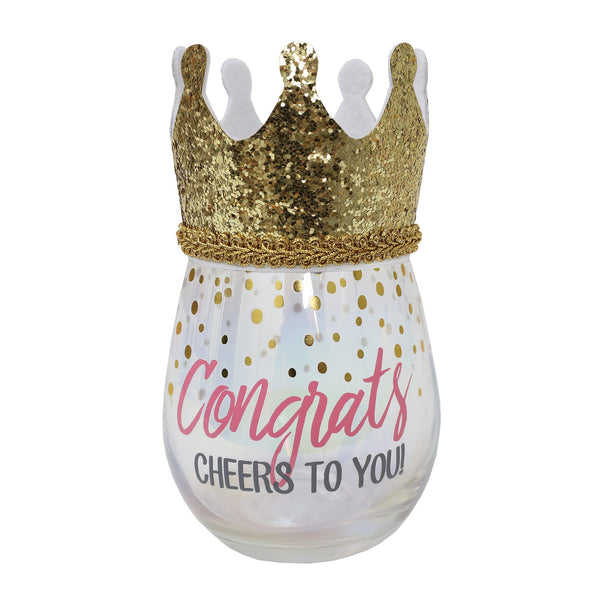 Splosh Celebration Glass - Congrats