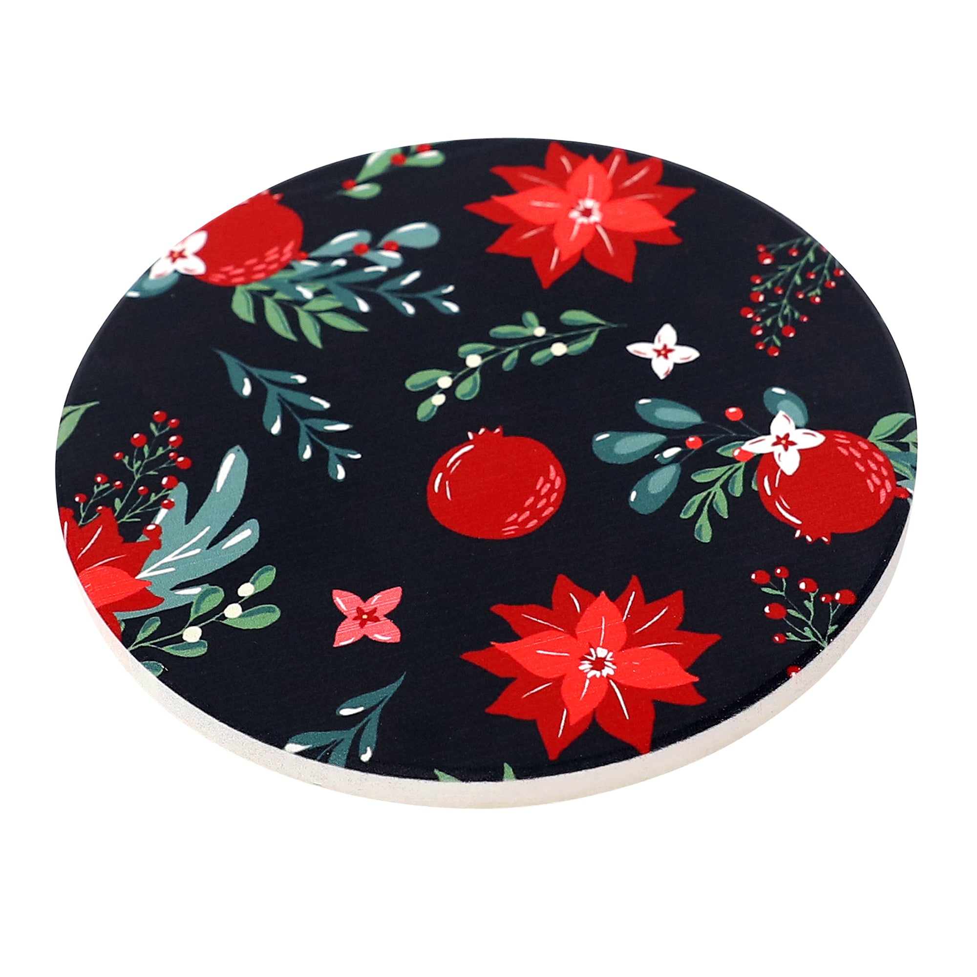 Splosh - Christmas Coaster - Flower Print