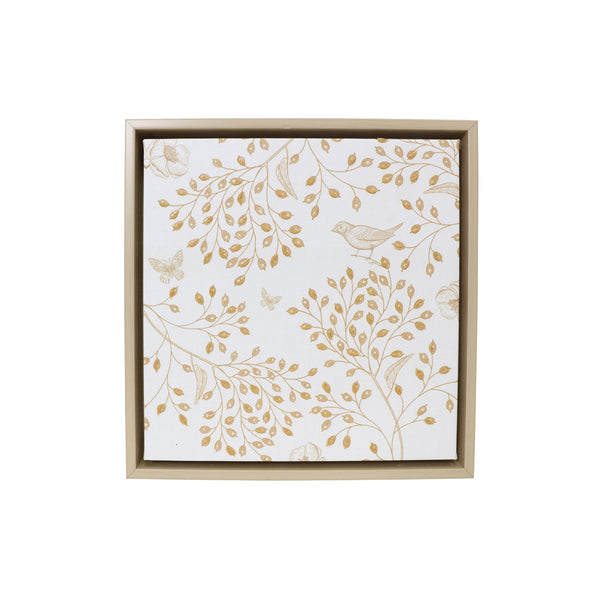 Splosh Full Bloom - Liht Framed Canvas 34 x 35
