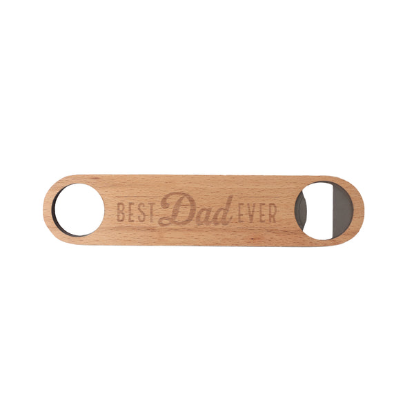 Splosh Wooden Bottle Opener - Best Dad Ever