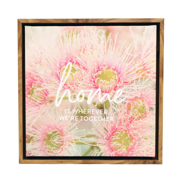 Splosh - Flourish Home Framed Canvas 34x34