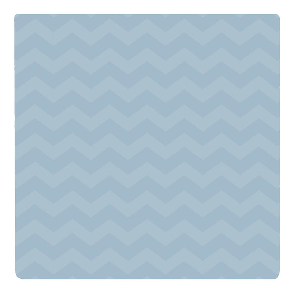Splosh Hamptons Ceramic Coaster - Blue Chevron