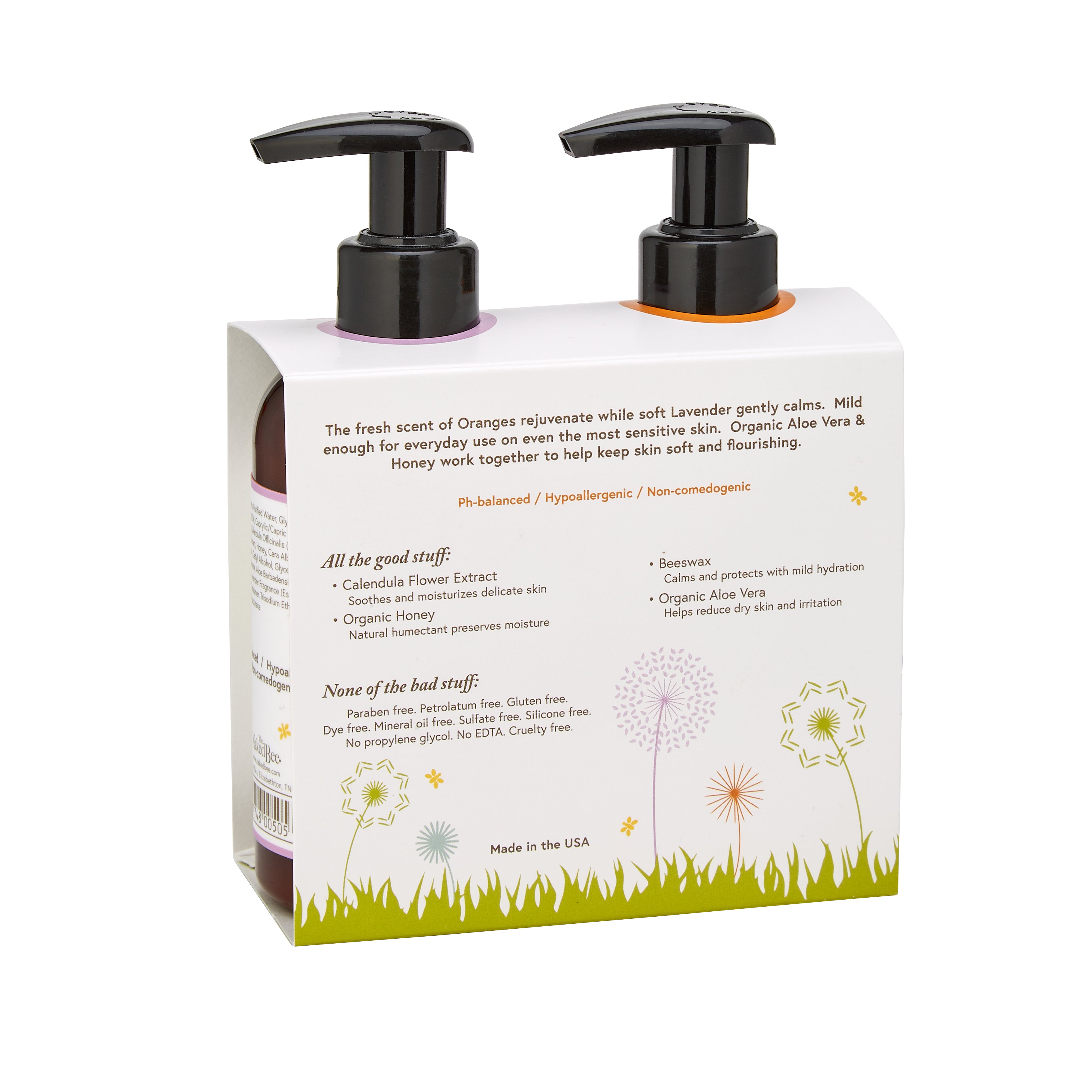 The Naked Bee - Morning & Night Lotion Gift Set 8oz