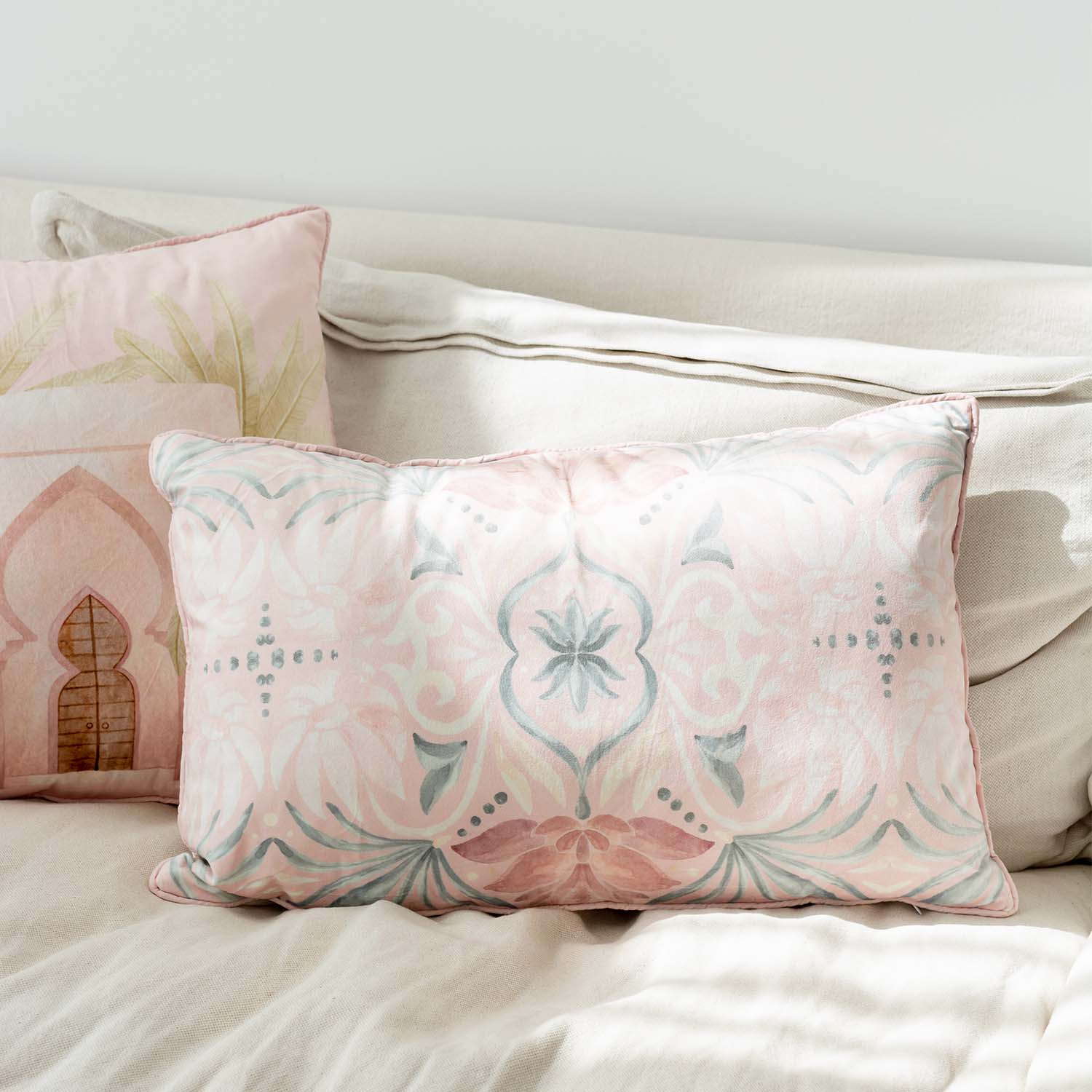 Splosh Modern Oasis Floral Cushion 35x55cm
