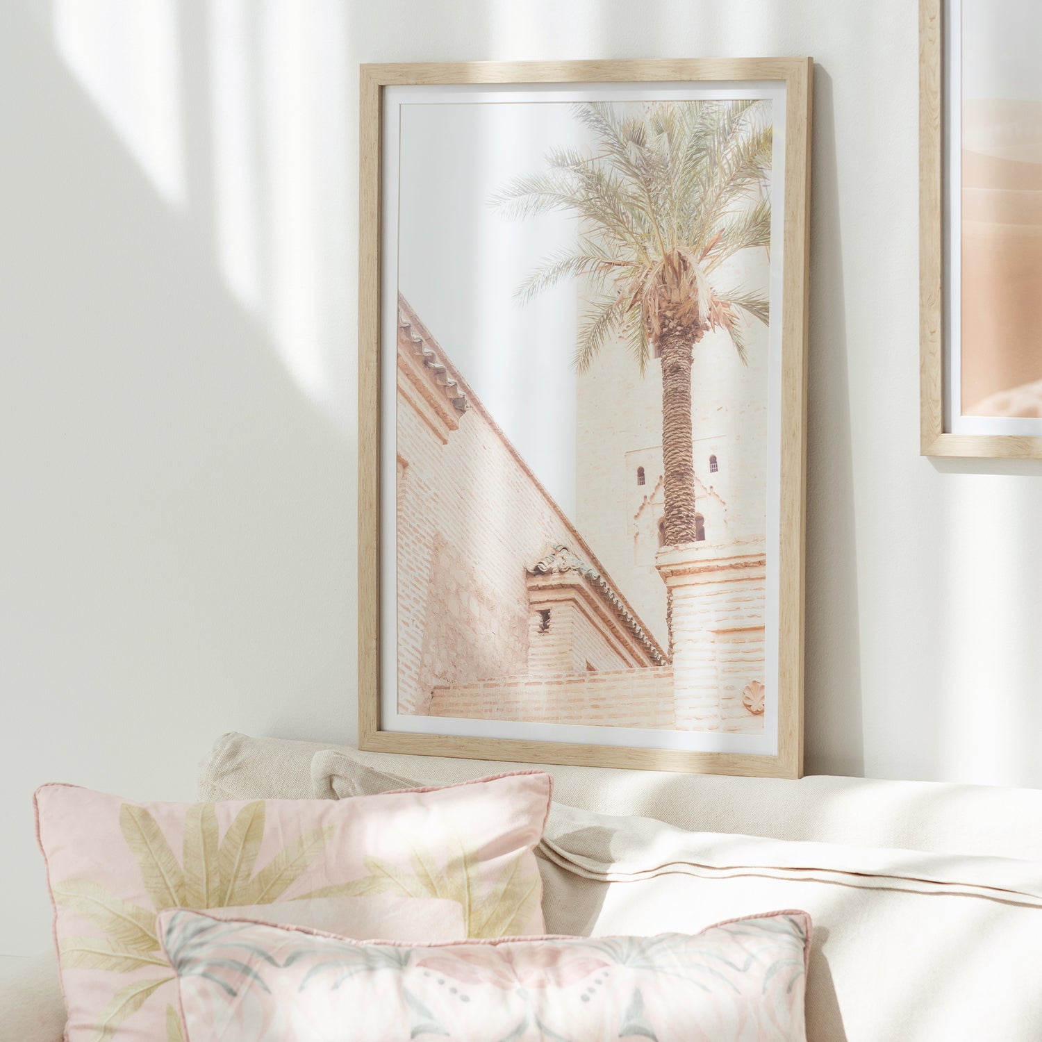Splosh Modern Oasis Palm Glass Print 40x60